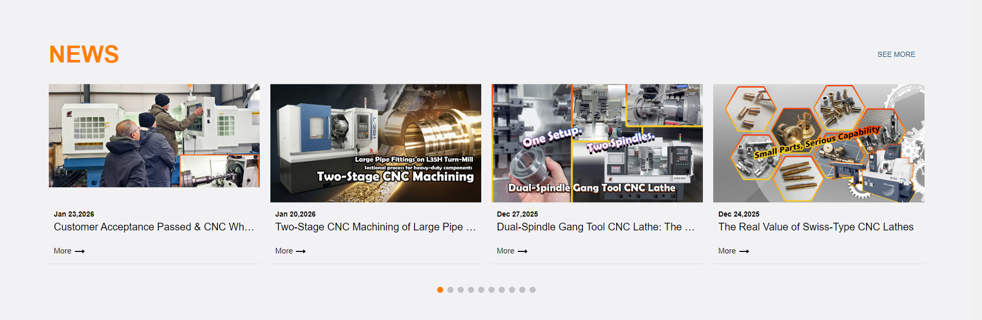 建业机床外贸站建设